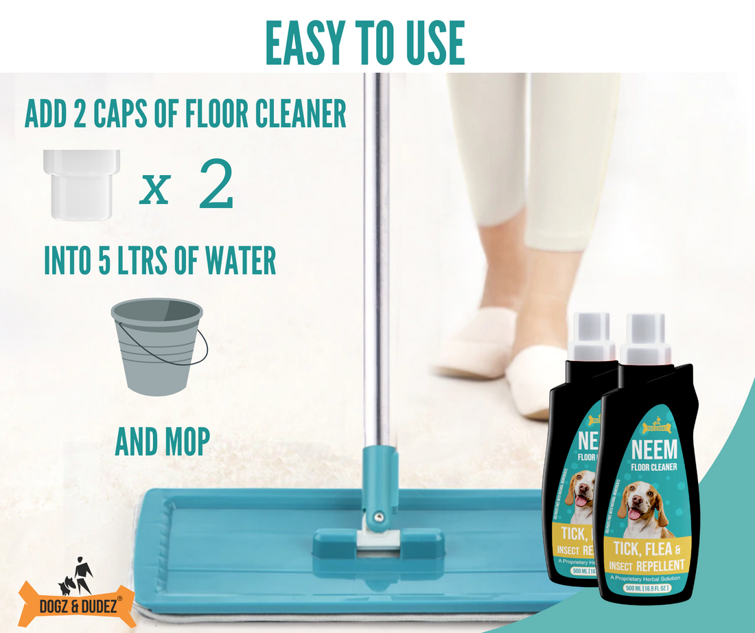 Neem Pet Floor Cleaner - Tick & Flea Repellent